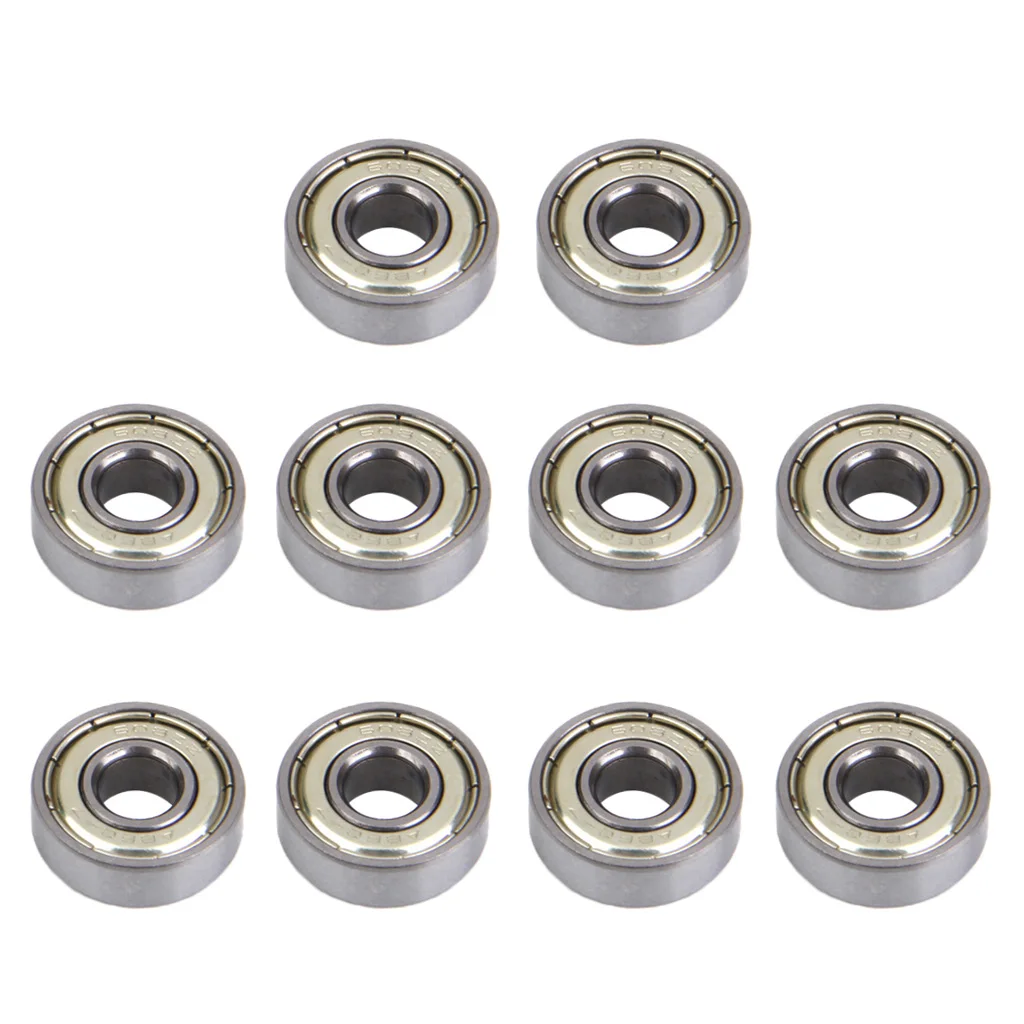 10pcs Replacement SKATEBOARD BEARINGS 608 zz (ABEC-7)- Double Shielded Roller Skating Roller Skate Bearing 