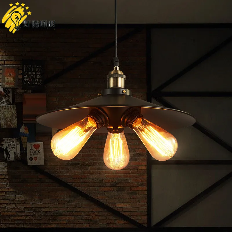 

wind restoring ancient ways is the sitting room lamps and lanterns of restaurant, bar, wrought iron three pot droplight