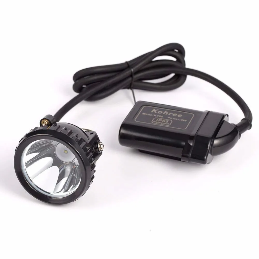 Kohree KL6LM 5 Вт Светодиодный фонарь для охоты, автомобильное зарядное устройство, водонепроницаемый перезаряжаемый фонарь для шахтера, кемпинга, рыбалки, взрывозащищенный