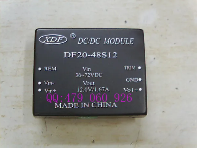 

[ZOB] XDF xindafei power module 20W 48V 12V DC-DC DF20-48S12 --5PCS/LOT