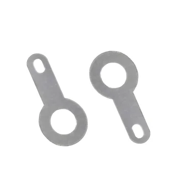 

100Pcs M2.2-M6.2 Silver-plated Copper Single Head Soldering Terminal Circular Weld Washer Welding Sheet Soldering Lug