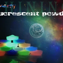 12 цветов светящийся порошок, фотостюминесцентная акриловая Люминесцентная пигмент, светящийся в темноте пигмент, 1 лот = 12 цветов, 10 грамм в цвет