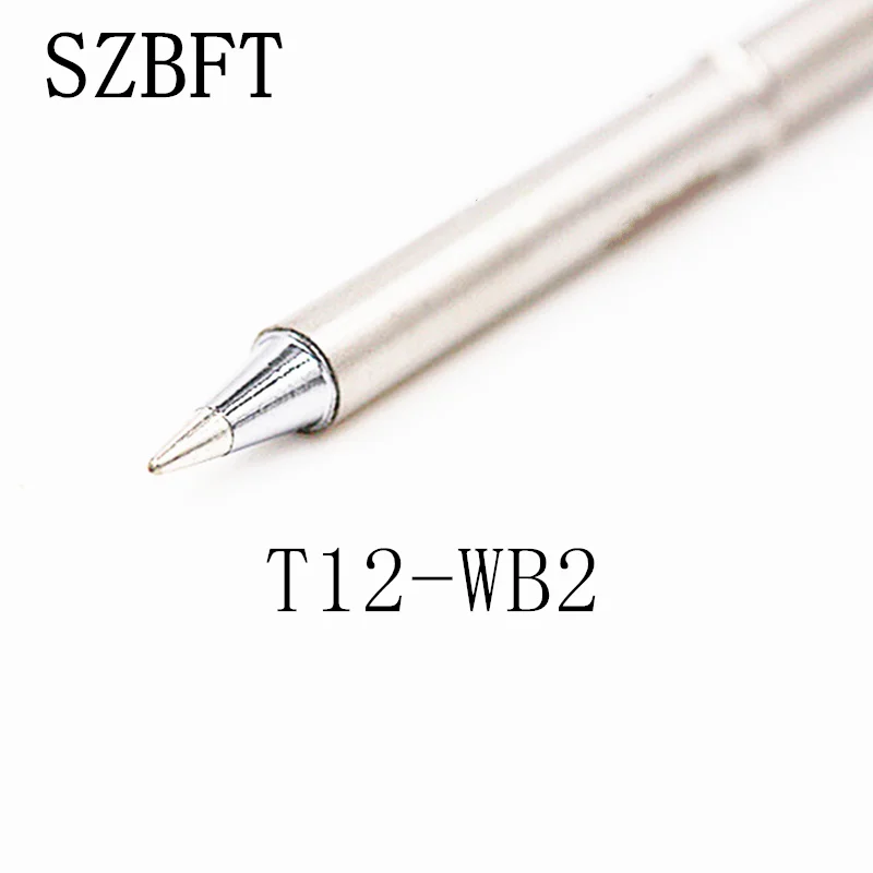 1 шт. для Hakko Паяльные T12-WB2, электрические паяльники, ПАЯЛЬНЫЕ НАКОНЕЧНИКИ, ПАЯЛЬНЫЕ НАКОНЕЧНИКИ, паяльные наконечники для FX-950/FX-951 станции