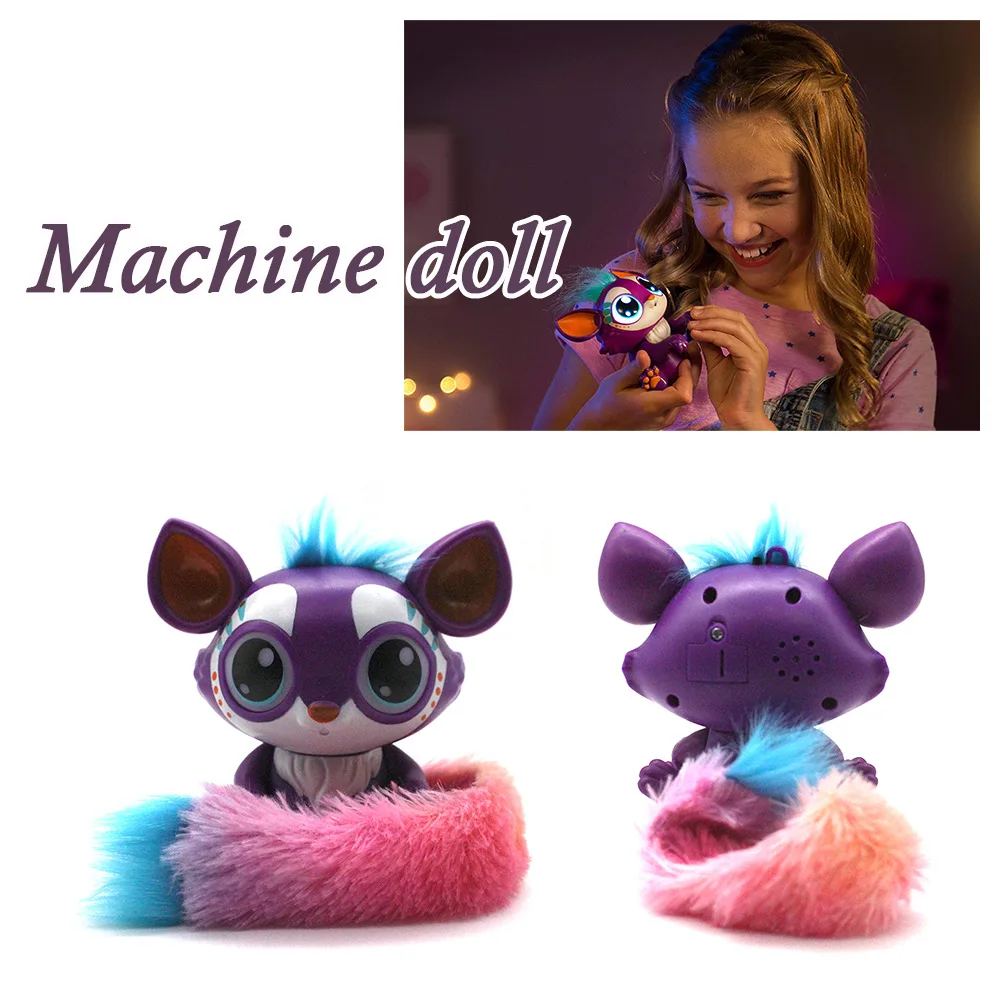 Плюшевая игрушка Lil Gleemerz Acousto optic Интерактивная фигурка лисы для питомца