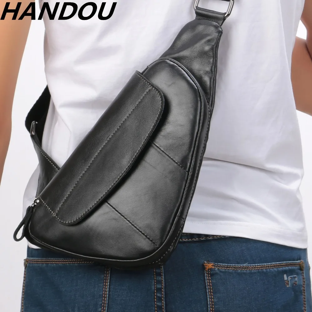 Пояса из натуральной кожи для мужчин Слинг Грудь Back Pack Путешествия крест