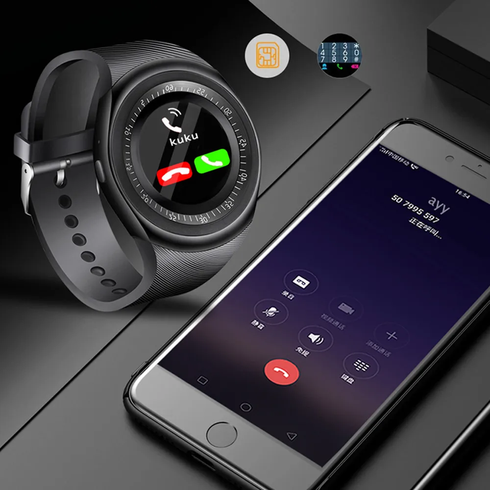 Bluetooth Смарт часы Relogio Android SmartWatch телефонный звонок GSM Sim Удаленная камера