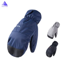Вектор лыжные перчатки Для мужчин Для женщин теплые ветрозащитные Водонепроницаемый сноуборда перчатки Снегоход Мотоцикл Ездовые Перчатки взрослые зимние перчатки
