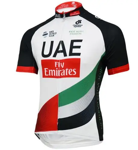 Picture Color Pro UCI World Тур команда ОАЭ Велоспорт Джерси лето велосипед трико пропускающее воздух MTB с коротким рукавом велосипед одежда Ropa Ciclismo - Цвет: Picture Color