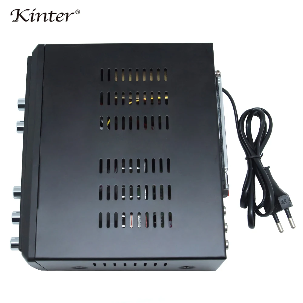 kinter M2 karaoke Amplifier with USB SD AUX FM input play audio and video on TV or other player by RCA cable AC220 power supply