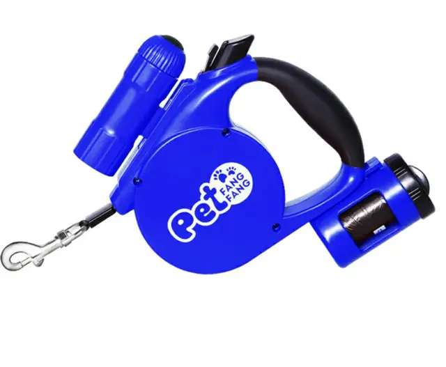 Automatic Retractable Cat Leashes With Garbage Bags Box Headlamp