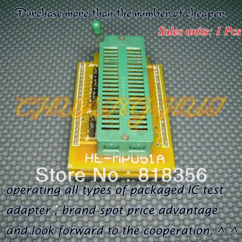 

DIP40 Adapter HI-LO GANG-08 Programmer Adapter HEAD-MPU51A Adapter/IC SOCKET