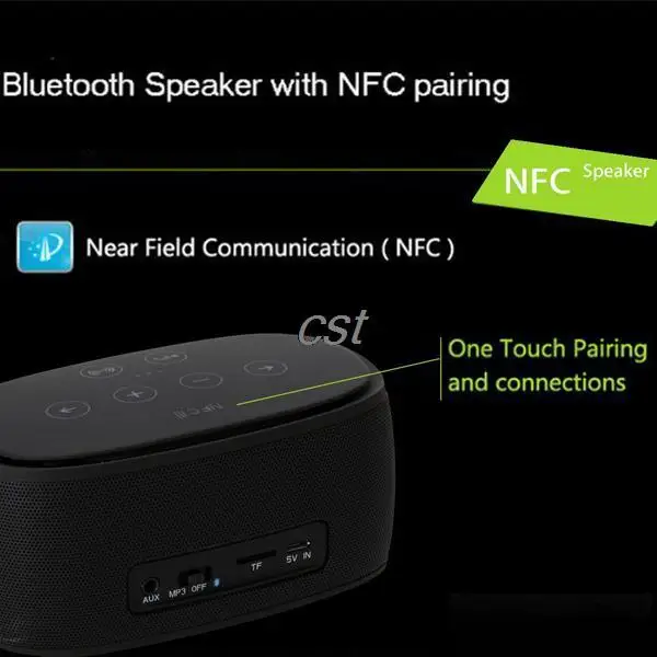 Nfc Touch 3d Surround Sound Ultra Bass Booster Bluetooth Tf Hands