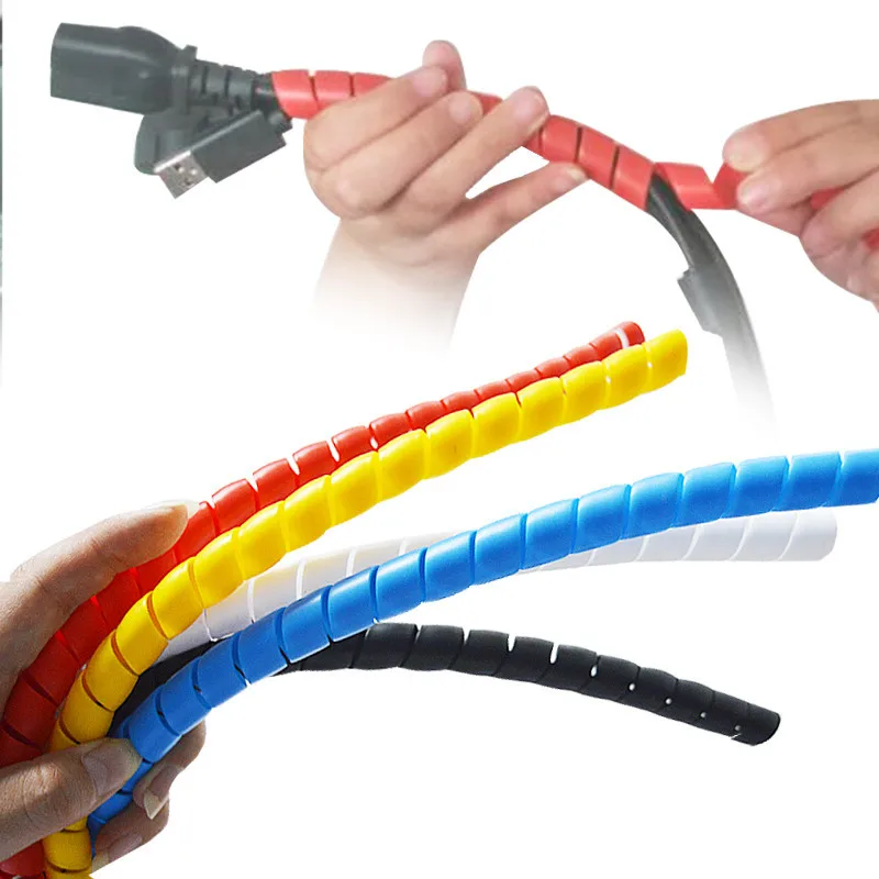 Funssor Cable Organizer Coiled Tube Sleeve Cable cable protection tube