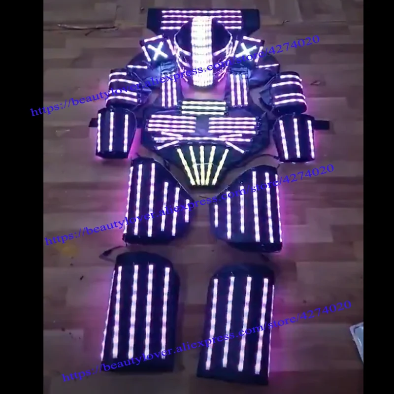 

LED Costume /LED Clothing/Light suits/ LED Robot suits/ Kryoman robot/ david robo 2019
