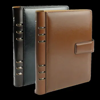 

Free shipping High quality PU Leather Notebook School Office Supply Diary Book A5 A6 Business book