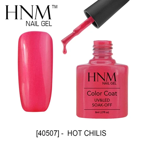 HNM 8 мл цветной УФ гель для ногтей полишполу Перманентный светодиодный светильник верхнее покрытие база пальто Vernis штамповка краски гель лак Лаки - Цвет: 40507