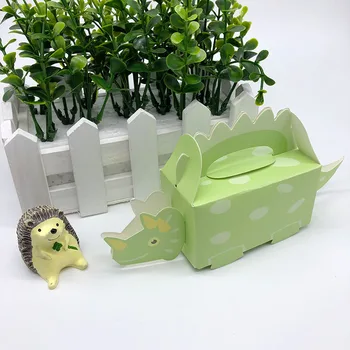 

50pcs Dinosaur Candy Box Paper Gift Boxes Baby Shower Dragee Box For Kids Birthday Party Decoration Party Favor Supplies