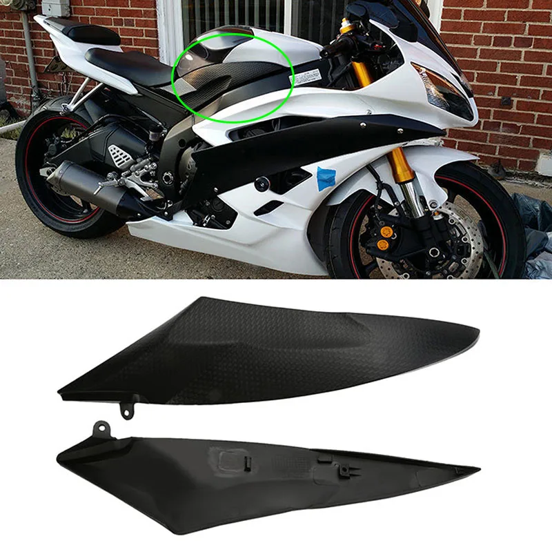 

Motorcycle Tank Side Cover Panels Fairing Decoration for Yamaha YZF R6 2006 2007 YZF-R6 2006 2007 YZFR6 Tank Side Cover Panel