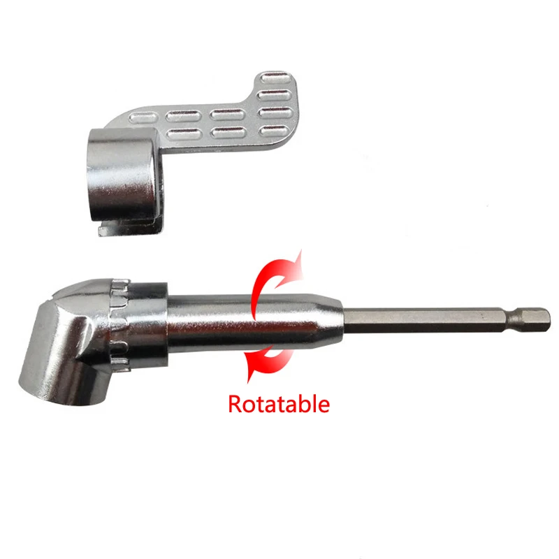 105 Degree Angle Extension Screw Driver Socket Holder Adapter Adjustable Bits Nozzles for Screwdriver Bit Right Angle Head