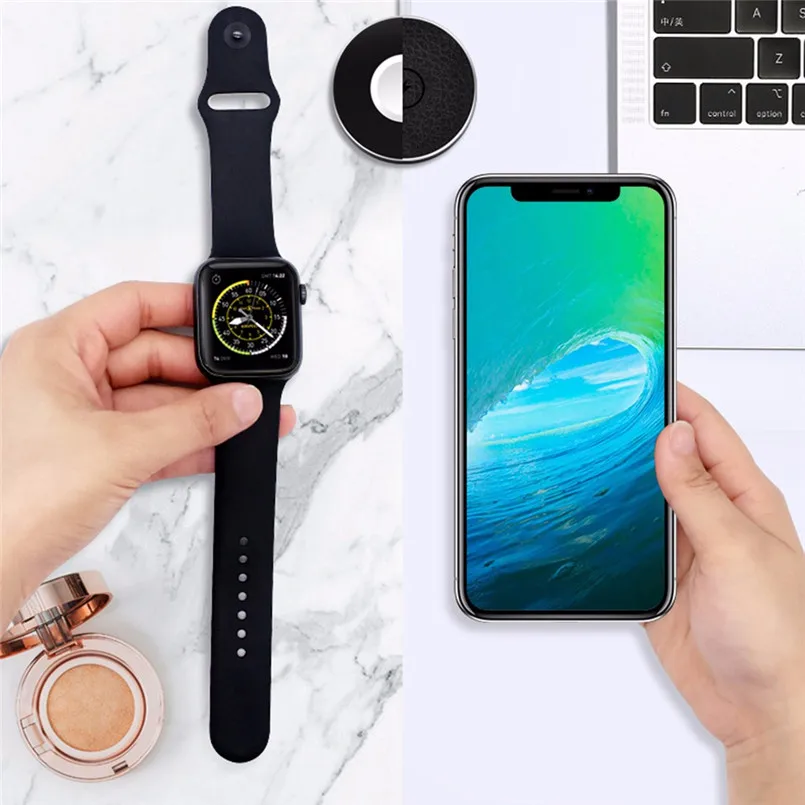 Мини 3 в 1 Беспроводное зарядное устройство ForiWatch для iPhone Airpods из алюминиевого