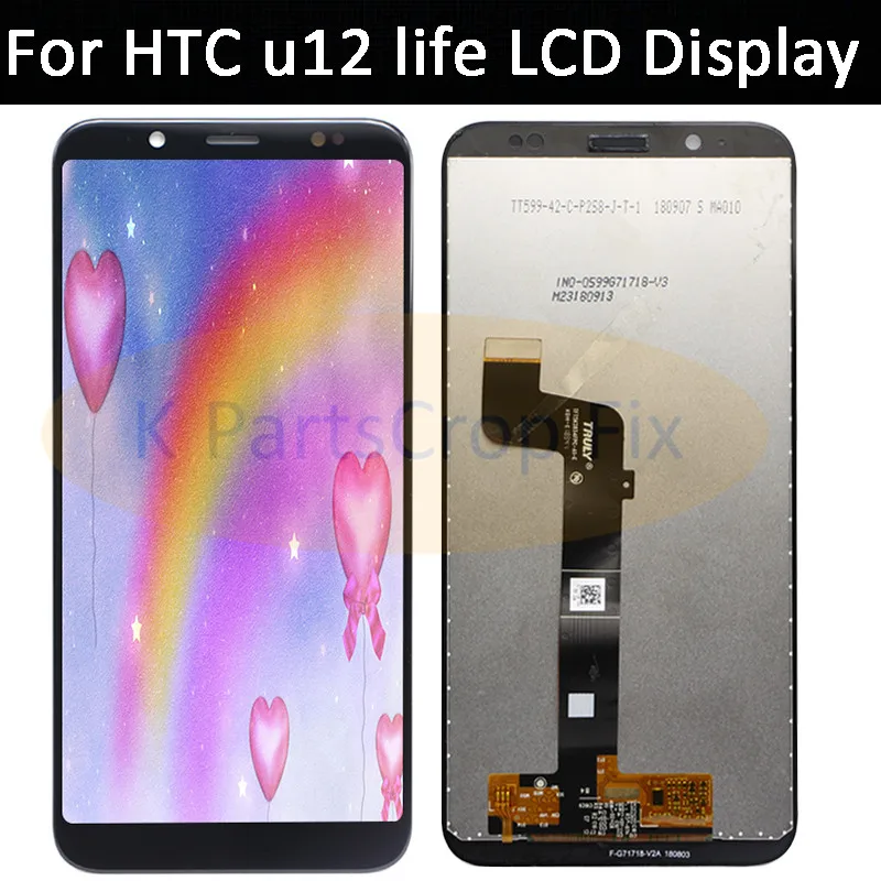 

6.0"For HTC U12 Life LCD Screen Display Touch Screen Digitizer Screen Replacement For HTC U12Life Display lcd with Tools