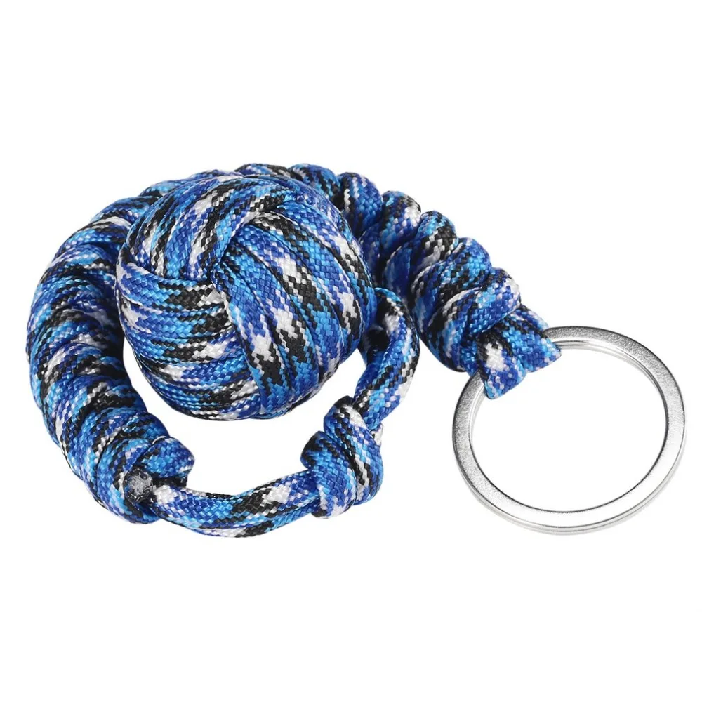 Hewolf 6 Colors Outdoor Security Protecting Monkey Fist Self Defense Tool Lanyard Survival Key Chain For Girl Women Female Hewolf 6 Colors Outdoor Security Protecting Monkey Fist Self Defense Tool Lanyard Survival Key Chain For Girl Women Female