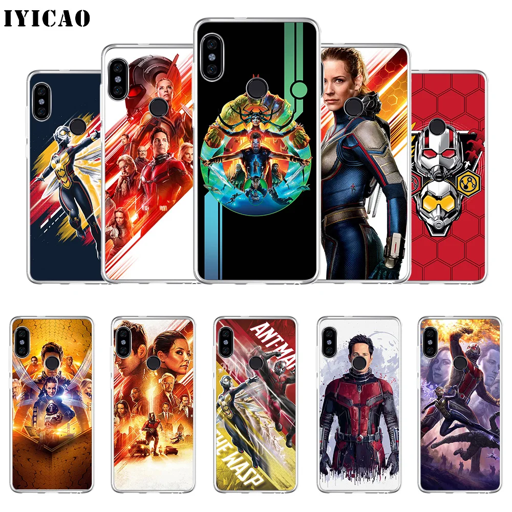 IYICAO Ant Man и Wasp Мягкий силиконовый чехол для телефона Xiaomi Redmi 4A 5A 6A Note 7 6 5 Pro Plus 4X