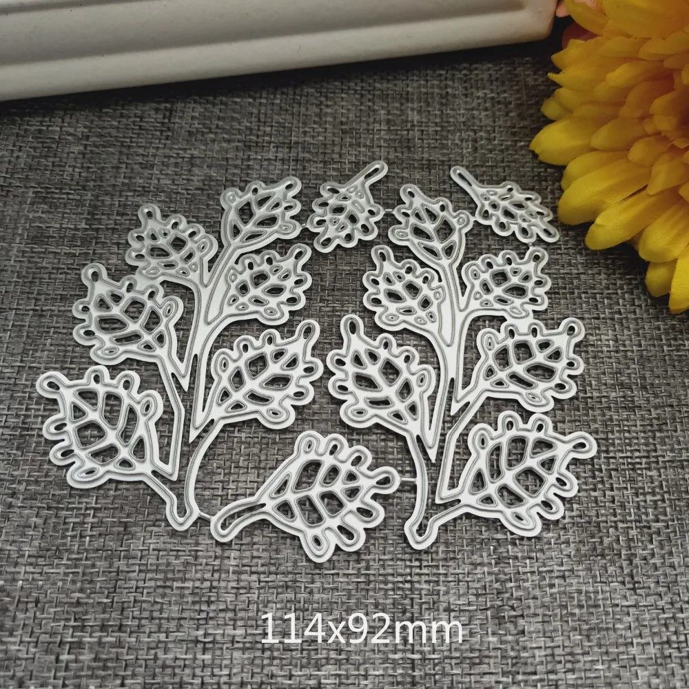

New Leaves Metal Cutting Dies for Scrapbooking DIY Album Embossing Folder Paper Cards Maker Template Decor Stencils Craft Dies