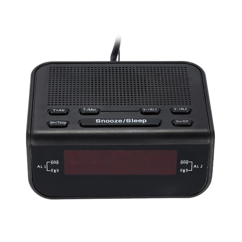 

Digital Dual Alarm Clock Radios with AM/FM Weather Forecast Humidity for Bedroom Office Table Hot Sale