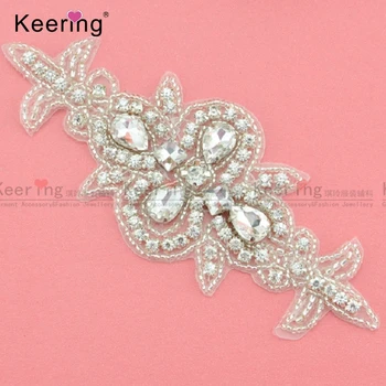 

Fancy Shiny Handmade Crystal Appliques For Headband WRA-563