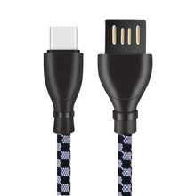 Fanshu Тип usb C Micro IOS Быстрая зарядка кабель для Iphone samsung huawei Реверсивный кабель нейлоновый Плетеный с передачи данных