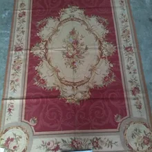 10 К 4'x6 'Кружево шерстяные ковры красные ковры чистой шерсти и ковры ручной работы