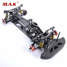 1/10 Alloy & Carbon Fiber 078055B G4 1/10 4WD Drift RC Racing Car Frame Body Kit RC Control Car Black