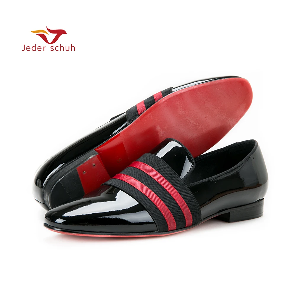 Мужские туфли на шнурках Jeder Schuh кожаные лоферы ручной работы из лаковой кожи