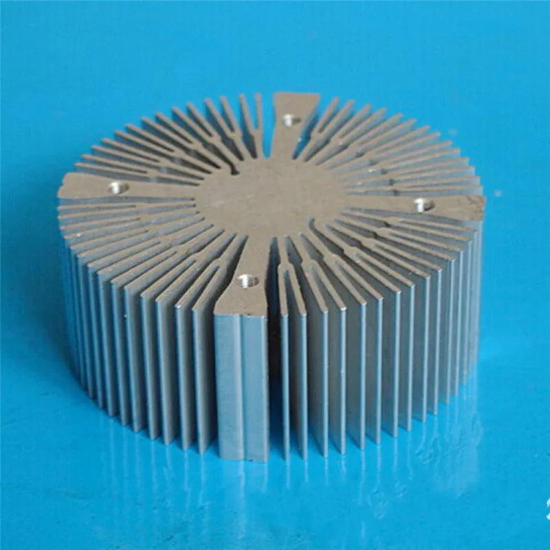CLAITE 90*40 мм круглая форма 6063 Алюминиевый радиатор для 20 Вт 30 Вт 50 Вт 100 Вт высокой мощности Светодиодный внутренний 4 отверстия