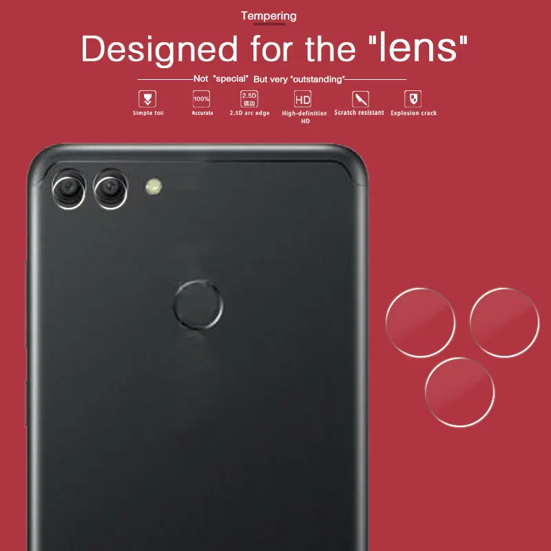 Закаленное стекло для объектива камеры Huawei Y3 Y9 2018 2019 CAG L02 L22 Защитная пленка