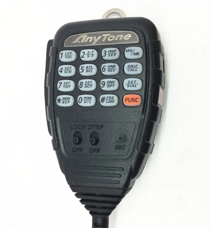 Черный Foriginal 8pin clave Digital ajuste руководство по reeway-588 plataforma de coche-588 micrófono - Цвет: Черный