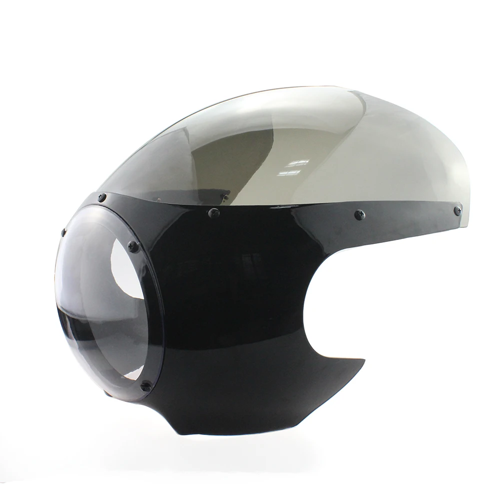 RUOCH для Harley Sportster Cafe Racer фара обтекатель лобового стекла 883 1200 5 3/4 &quotвырезанные