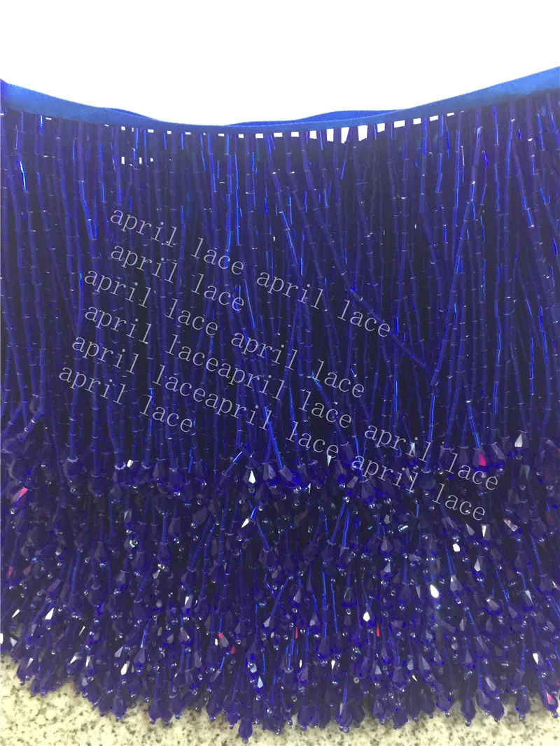 yy101-10yards-bag-royal-blue-color-9-10cm-width-ribbon-fringe-tassel