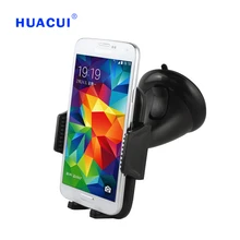 Free Shipping Newest High Quality Black Universal Car windshield Retractable Rotate Mobile Phone Car Mount Holder 065-072