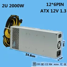 Т. е. skywindintl 2U PSU 2000 W ПК Питание 2000 Вт PSU Питание майнера биткоинов 2000 W pico psu L3 Мощность Биткоин awp3 +