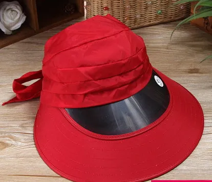 Корея тенденция Для женщин Твердые широкими полями шляпы дискеты Летний пляж УФ-защита Защита от Солнца шляпа купол Рыбалка Кепки Заводская Распродажа 9 цвета#3854 - Цвет: 8