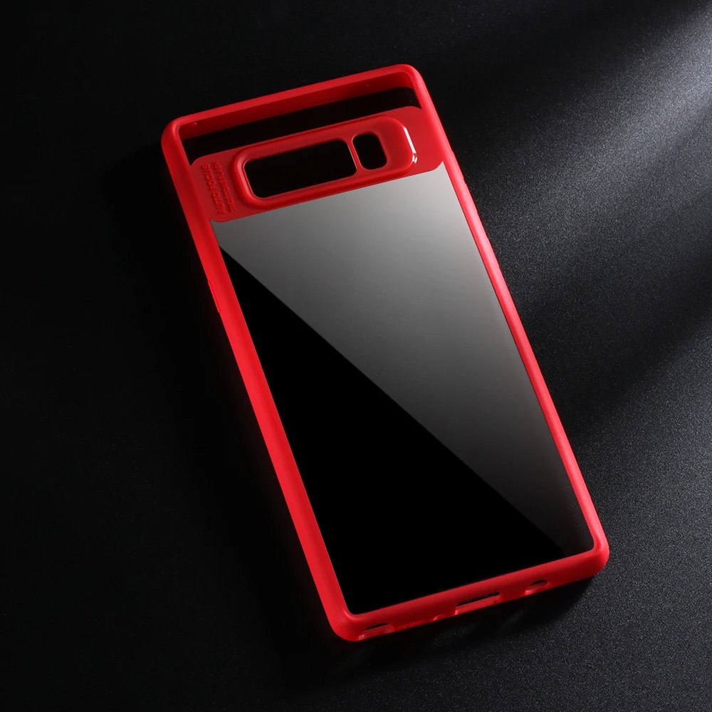 

1PC For Samsung Note8 Cases Anti Scratch Smartphone Case Protective Slim Transparent Back Cover Shell For Samsung Galaxy Note 8