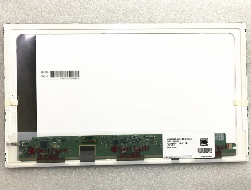 Матрица ЖК-экрана 15 6 дюйма для Dell Latitude E5510 E6510 CLAA156WA12 LTN156AT08 LP156WH2 TPB1 B156XW02 V.5 1366x 768 |