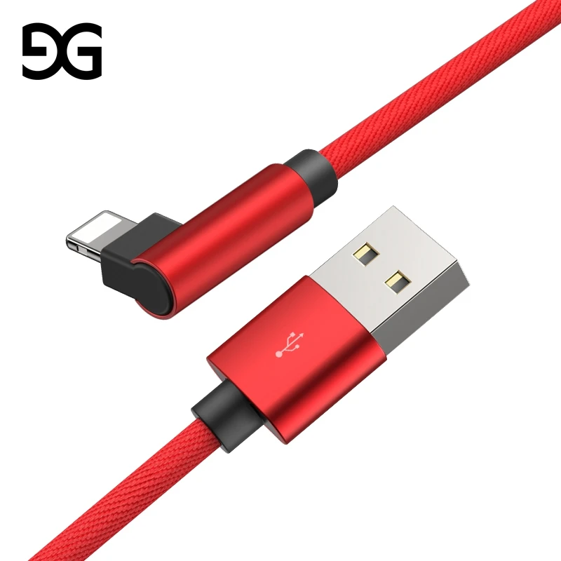 GUSGU Cable de flexión para iPhone X, Cable USB de carga rápida 2A de