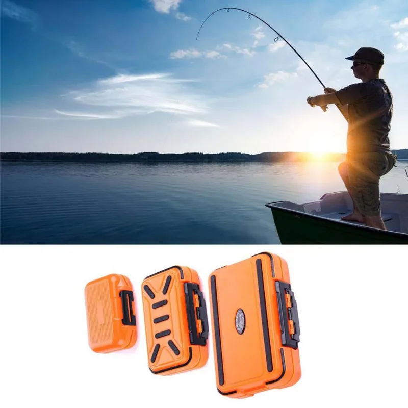 

New Fishing Tackle Box Waterproof Auto Open Multi Separate Compartments Organization Flip Case Box for Fishhooks