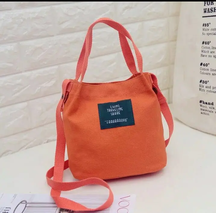 11 видов цветов, Холщовая Сумка, женская спортивная сумка для занятий спортом, спортивная сумка, женские спортивные сумки, сумка для фитнеса для женщин - Цвет: Orange