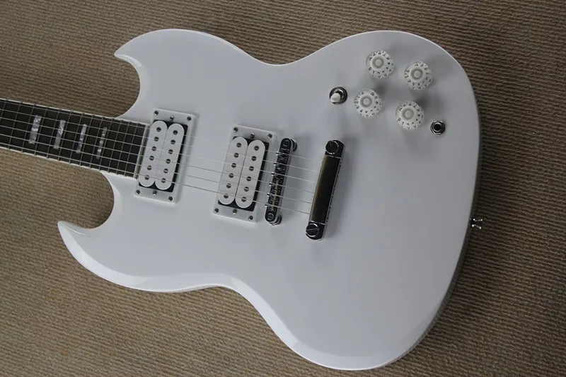 

Free shipping High Quality New Arrival SG WHITE Electric Guitar 400 10YUE