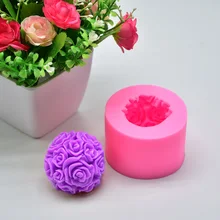 Высококачественная силиконовая форма сердце любовь розы шоколадная свеча формы ремесла форма для мыла форма для торта инструменты для украшения