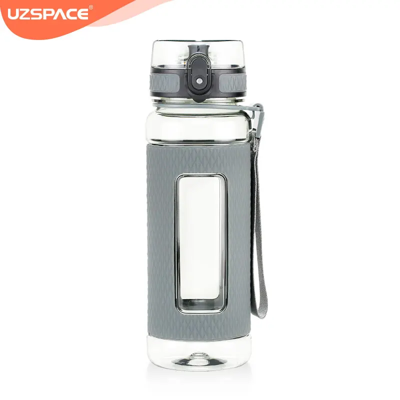 

UZSPACE Water Bottle 700ml High capacity Diamond ion creative Sport Space Fruit Juice Plastic My Water Bottle BPA Free